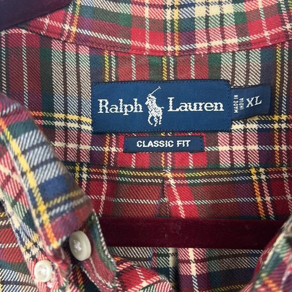 Ralph Lauren Classic Fit XL plaid button down men’s shirt - Picture 3 of 8